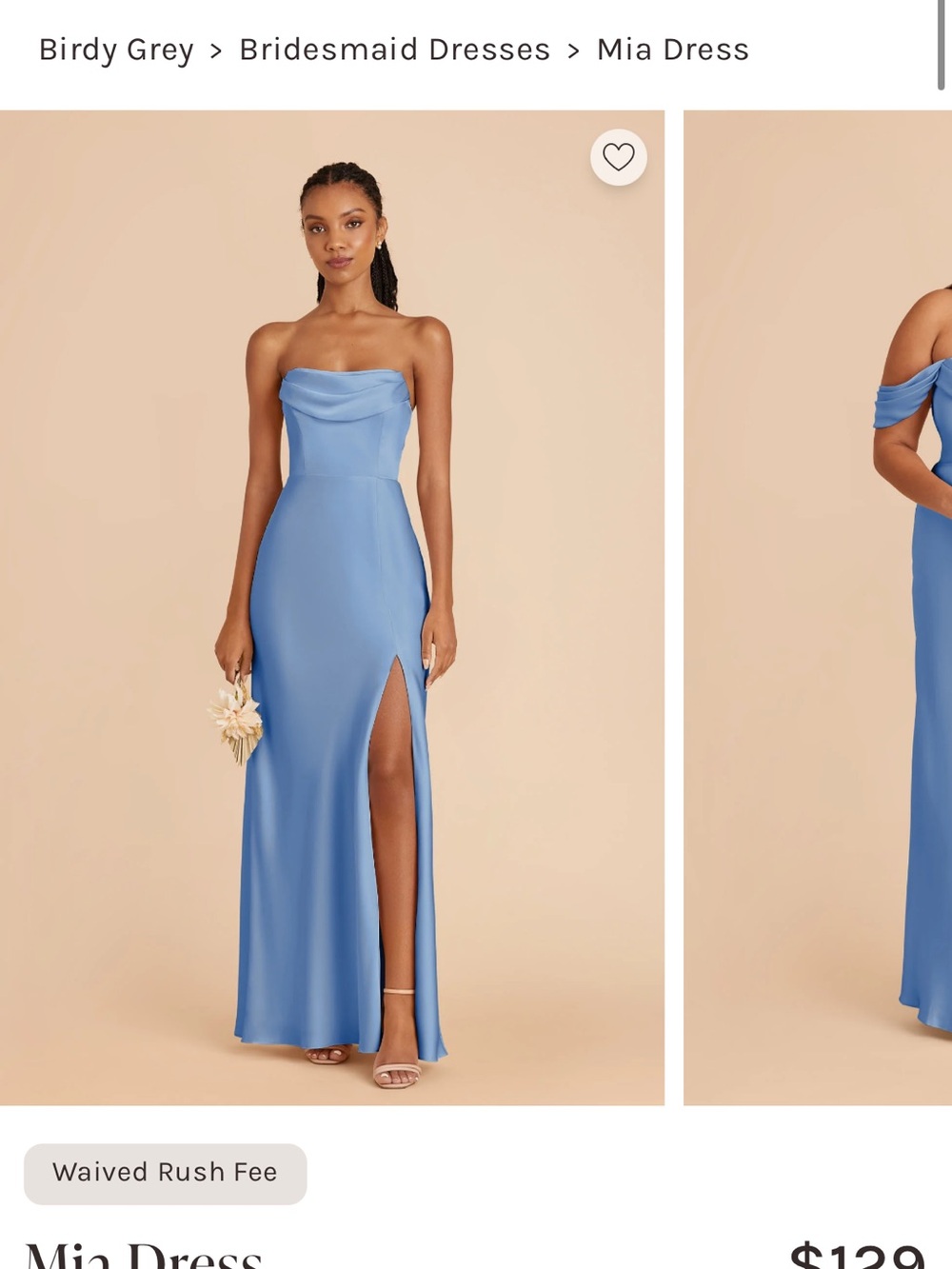 Birdy Grey Dress Bluebell
